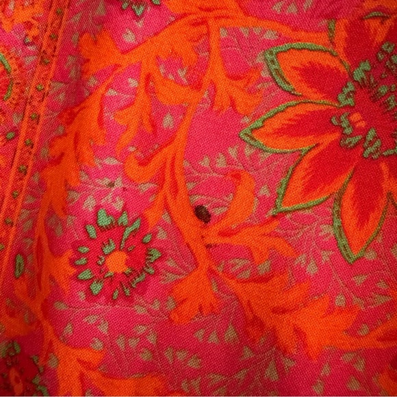 Soft Surroundings Bohemian Pink and Orange Women's Tunic - Picture 10 of 10